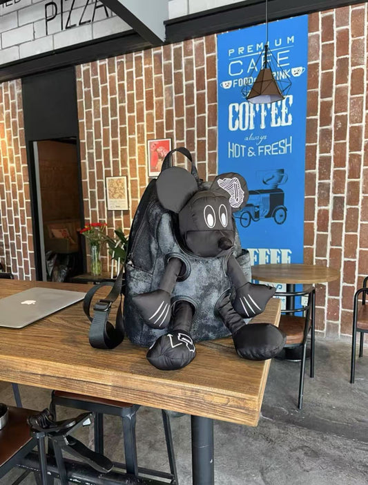 Black Mickey Oxford cloth doll bag(Anchor development)