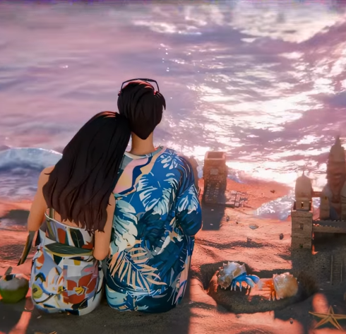 I will accompany you to see the sea.(Anchor development)