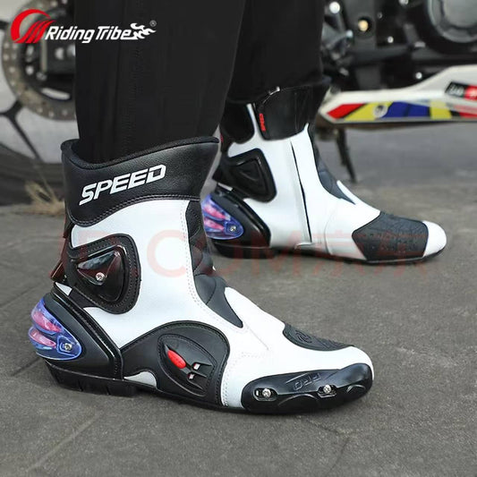 Motorcycle riding boots(Anchor development)