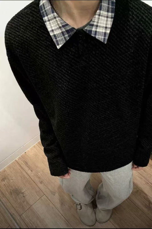 Two twill knit T-shirts(Anchor development)